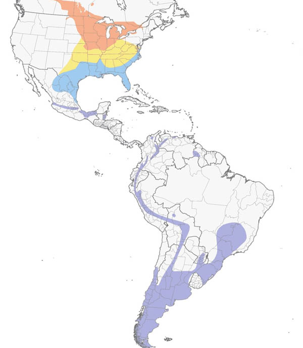 Sedge Wren map